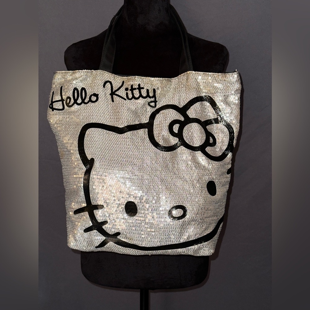Vintage HK sequined tote